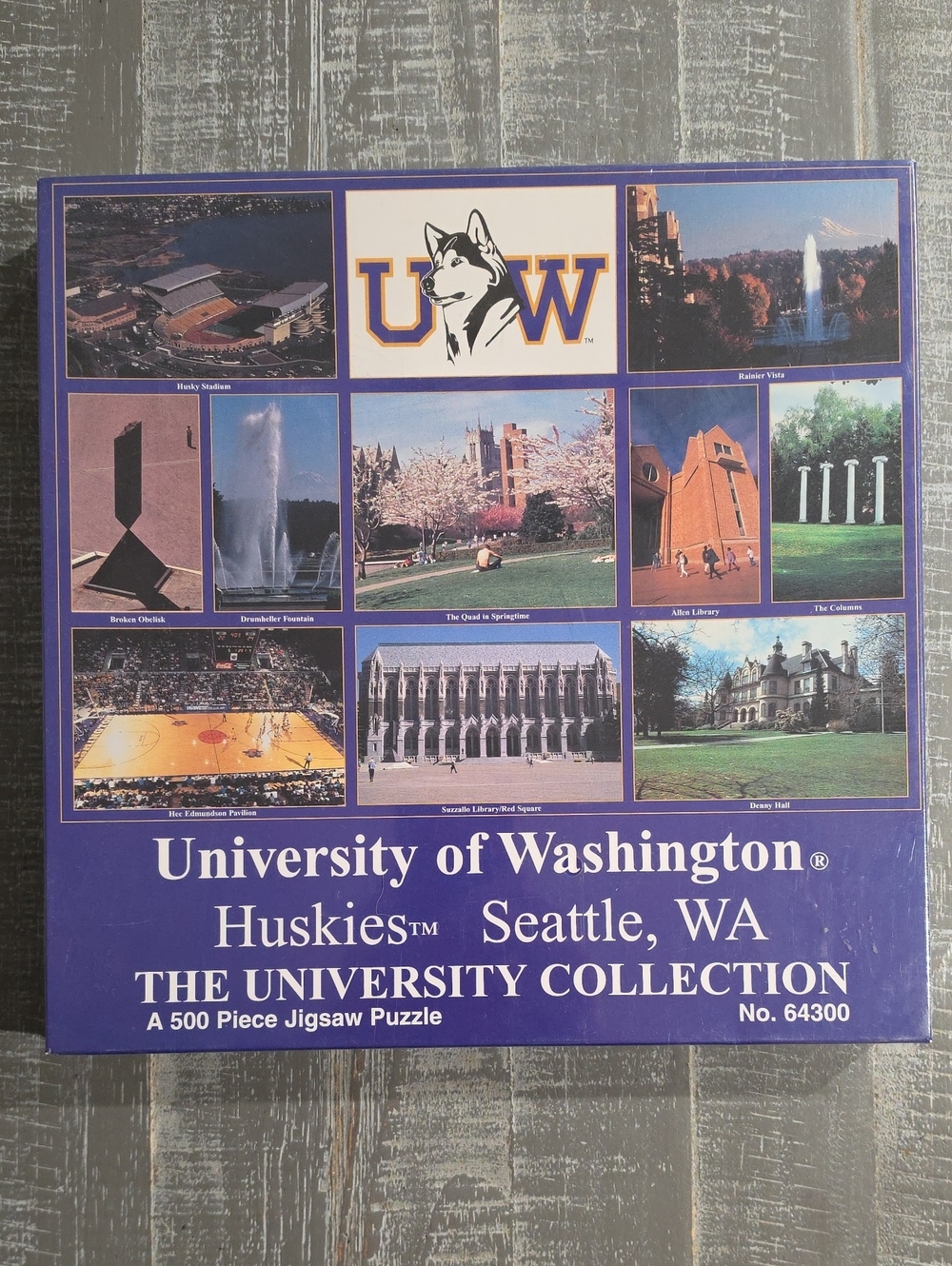University of Washington Huskies 500 Piece Jigsaw Puzzle, FX Schmid, NCAA
